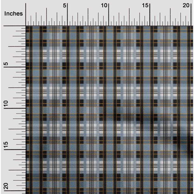 oneOone Viscose Chiffon Black Fabric Madras Check Sewing Craft Projects Fabric Prints By Yard 42 Inch Wide