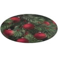 thumbnail image 5 of Christmas Balls Colorful Round Carpet Circle Rug Outdoor Patio Area Rug Washable Large Area Rugs Hallway Room Decor Fitness Mats, 5 of 8