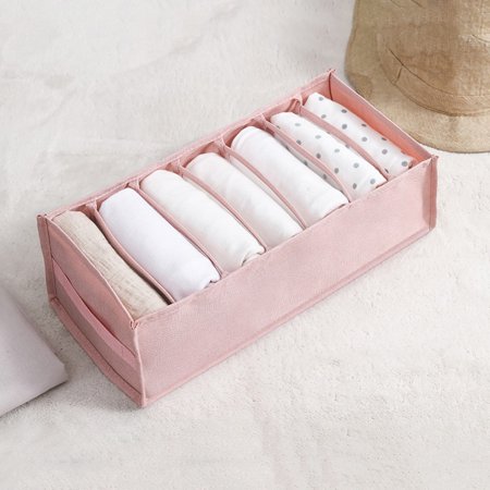 

Underwear Storage Box Socks Bra Underpants Folding Divider Drawer Wardrobe Organizer Drawer Divider Clothes Separator