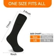 thumbnail image 6 of COMOPIO Heated Socks for Men Women 4000mAh Rechargeable Electric Heating Socks Warm Winter Thermal Socks Electric Battery Socks Foot Warmer(3 Heating Settings Black), 6 of 8