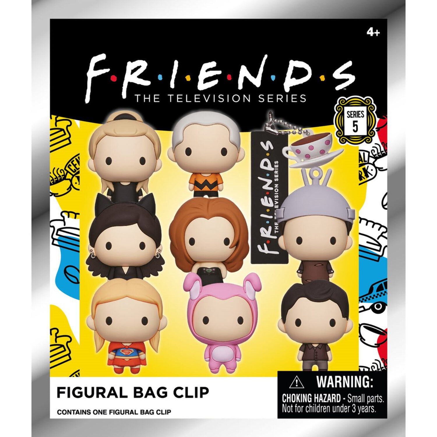 Warner Bros. 3D Figural Foam Bag Clip Friends Series 5 Mystery