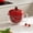 Red, variant on Apple Shaped Salad Spinner,  Free Manual Vegetable Dryer, Detachable Colander Basket for Kitchen Fruit & Veggie Washing Draining
