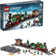thumbnail image 5 of LEGO Creator Expert Winter Holiday Train 10254 Christmas Train Set with Full Circle Train Track, Locomotive, and Spinning Christmas Tree Toy (734 Pieces), 5 of 5