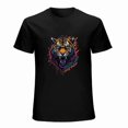 thumbnail image 1 of Tiger T-shirt Tiger Unisex T-shirt Unisex tees Casual Cotton Colorful Printing, 1 of 5