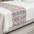 thumbnail image 2 of Rainbow Bed Runner, Cartoon Drawing of Unicorn Ice Skating, Decorative Accent Bedding Scarf for Hotels Homes and Guestrooms, Queen, Multicolor, by Ambesonne, 2 of 2