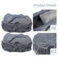 thumbnail image 4 of Llavero de imitación de piedra, caja para guardar llaves de repuesto, llavero con forma de piedra, decoración para jardín exterior, 4 of 8