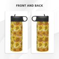 thumbnail image 3 of Uemuo Sunflowers1 Print 18oz Sports Insulated Kettle, Water Bottle, Outdoor Sports Bottle, Insulated Hydration Bottle with Handle & Flip Straw, 3 of 8