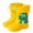 Yellow, variant on Shadoumai Girls Outdoor Rain Boots Ankle Hiking Shoes For All Seasons Durable Lightweight Sole Comfortable Kids Footwear