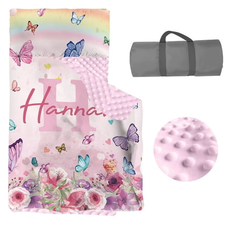 AOLOA Toddler Nap Mat with Pillow and Blanket Personalized Name Toddler Sleep Mat Extra Large Rolled Napping Mats Washable Light for Kids Girls Daycare Preschool Travel(Butterfly)(Fixed Size) AOLOA Toddler Nap Mat with Pillow and Blanket Personalized Name Toddler Sleep Mat Extra Large Rolled Napping Mats Washable Light for Kids Girls Daycare Preschool Travel(Butterfly)(Fixed Size)