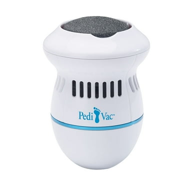 PediVac Rechargeable Electric Foot File-Callus Remover for Feet, Built-in Vacuum