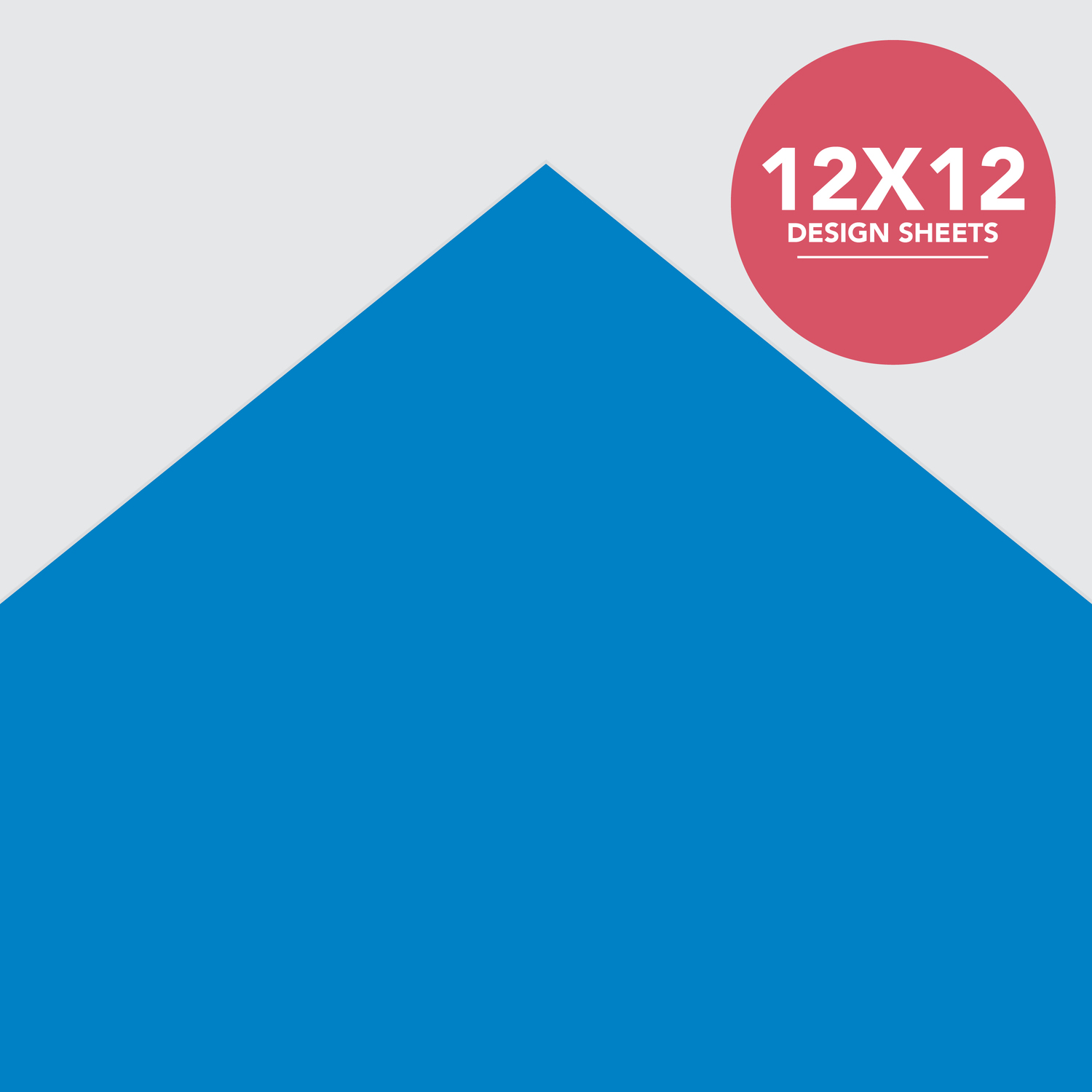 Roobee by Mara-Mi Primary Multicolor Smooth Cardstock 12" x 12", 200GSM, 30 Count New