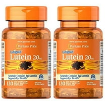 Puritan's Pride 2-pack of Lutein 20 Mg with Zeaxanthin-120 Softgels (240 Total)