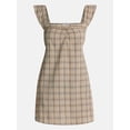 thumbnail image 5 of No Boundaries Plaid Picnic Mini Dress, Women’s XXS-XXL, 5 of 5
