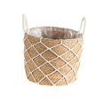 thumbnail image 4 of Macetas redondas de mimbre para suelo, ideales para decoración de interiores y exteriores. L, 4 of 9