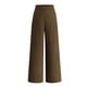 thumbnail image 1 of Pantalones de pierna ancha BTFBM para mujer, elásticos, cintura alta, Palazzo Coffee, 1 of 9