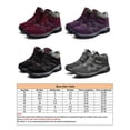 thumbnail image 2 of Women's Winter Snow Boots Fashion Outdoor Walking Shoes Non-Slip Hiking Shoes Size 4.5-10, 2 of 9