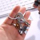 thumbnail image 5 of Llavero de metal con forma de perro mascota, colgante creativo, regalo con parte trasera en blanco, 5 of 6