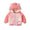 1-85Pink300, variant on CAIVO Baby Hooded Cute Animal Print Coats Autumn Winter Girls Winter Boys Padded Jacket Padded Coats Long Sleeve Classic Outerwear