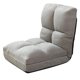 thumbnail image 3 of Silla plegable de ocio, sofá cama Convertible, sofá sin brazos, sillón reclinable ergonómico minimalista, tumbona para dormitorio de oficina Gris, 3 of 8