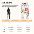 thumbnail image 3 of Rateoe Colorful Flowers Pattern Women’s Ultra-Soft Comfy Pajama Lounge Pants Sleepwear,Comfortable Lounge Wear,lightweight Pajamas, Casual Home Wear-X-Large, 3 of 6
