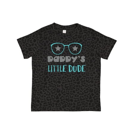 

Inktastic Daddy s Little Dude Glasses Stars Dad Son Gift Toddler Boy Girl T-Shirt