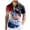 Dark Blue, variant on America 250 Shirt, Men's American Flag Button Down Shirt Casual Eagle Hawaiian Shirts Patriotic Short Sleeve T Shirts for Man (Black,S)