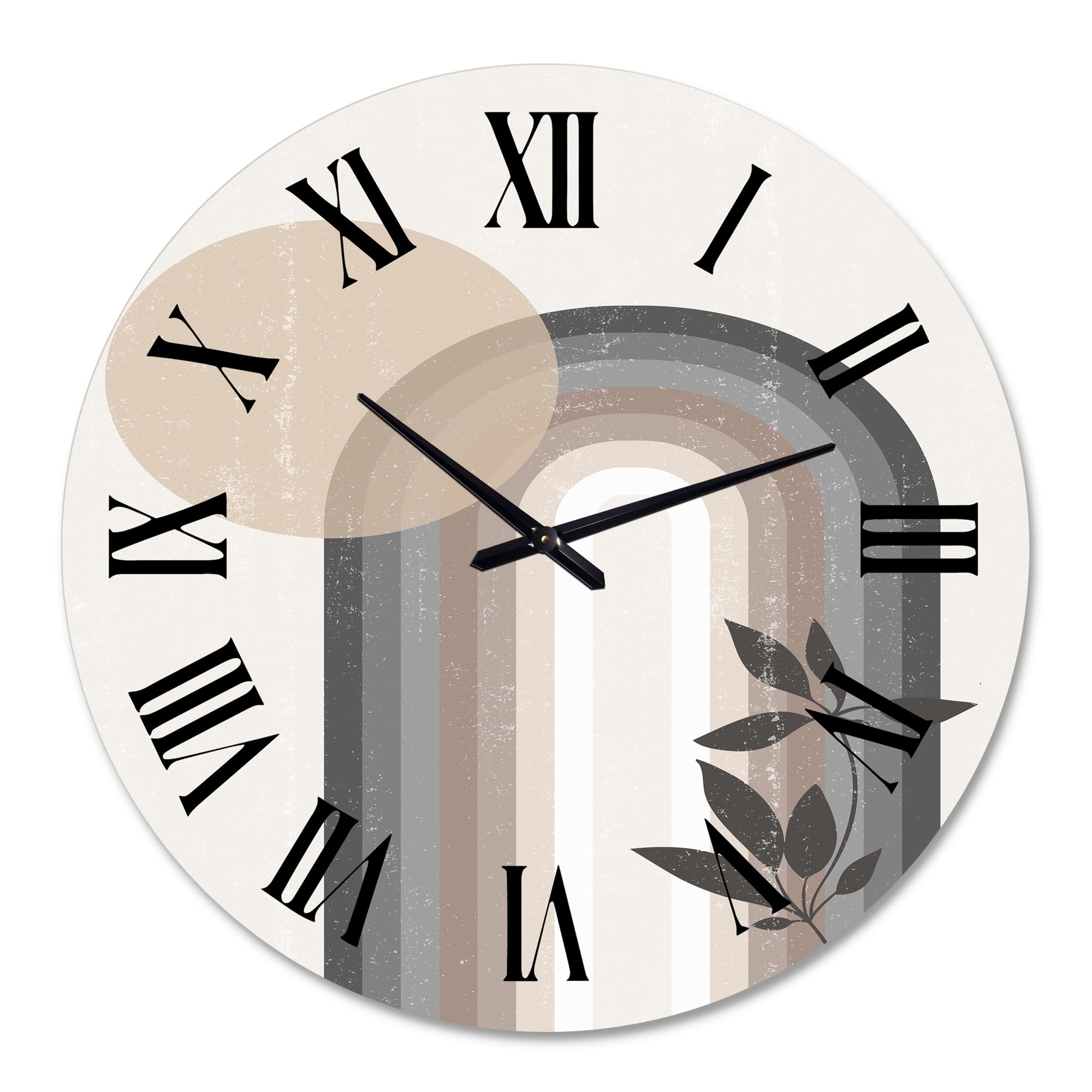 Designart 1 in Modern,Contemporary Wall Clock