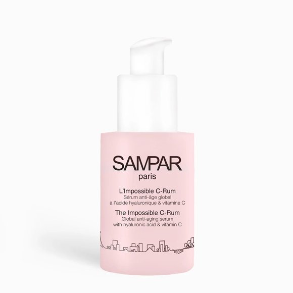 SAMPAR Age Antidote The Impossible C-Rum - Suero antienvejecimiento con vitamina C Retinol Enzyme Peel BHA y AHA - Suaviza las arrugas unifica el tono de la piel - Todo tipo de piel Sin crueldad Hecho