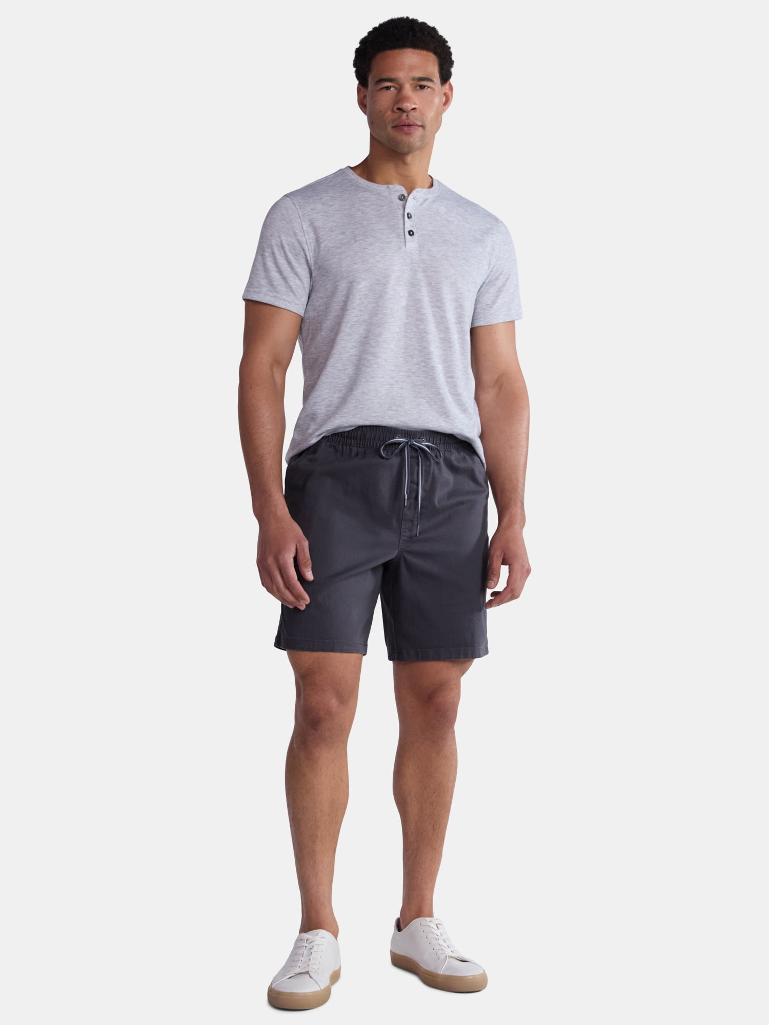 George Men's and Big Men's Pull On Shorts, 8" Inseam, Sizes S-3XL