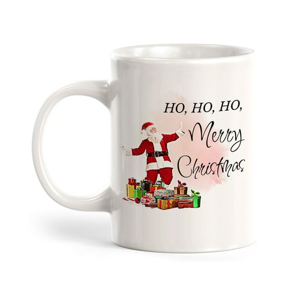 Ho, Ho, Ho, Merry Christmas 11oz Plastic Coffee Mug