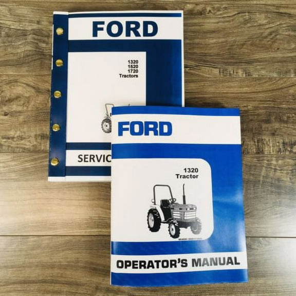 FORD 1320 TRACTOR SERVICE OPERATORS MANUAL OWNERS REPAIR SHOP SET WORKSHOP BOOK