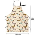 thumbnail image 5 of Lsque Dachshund Dog Waterproof Apron Chef Aprons for Men Heavy Duty Chemical Work Apron Extra Long Grilling Aprons with Adjustable Bib Apron, 5 of 9