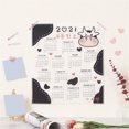 thumbnail image 1 of Fiudx Artículos en oferta con ofertas flash Calendario 2021 Tapiz Fondo de dormitorio de niño y niña Decoración de pared de tela, 1 of 6