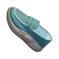 thumbnail image 3 of stanreset Chaussures Décontractées pour Femmes Confortables à Enfiler Semelle Épaisse Douce pour Marche Intérieure Extérieure Vert 38, 3 of 9