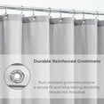 thumbnail image 5 of Light Gray Extra Long Waterproof Shower Curtain Liner 71x79 Inches, 5 of 7