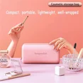 thumbnail image 2 of FUNGOOFUN Water-Resistant Adult EVA Cosmetic Toiletry Bag Makeup Bag with Zipper, Pink, 1 Piece, 2 of 7