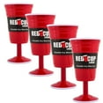 thumbnail image 1 of Copas de vino Red Cup Living, reutilizables, 240 ml, paquete de 4, 1 of 9