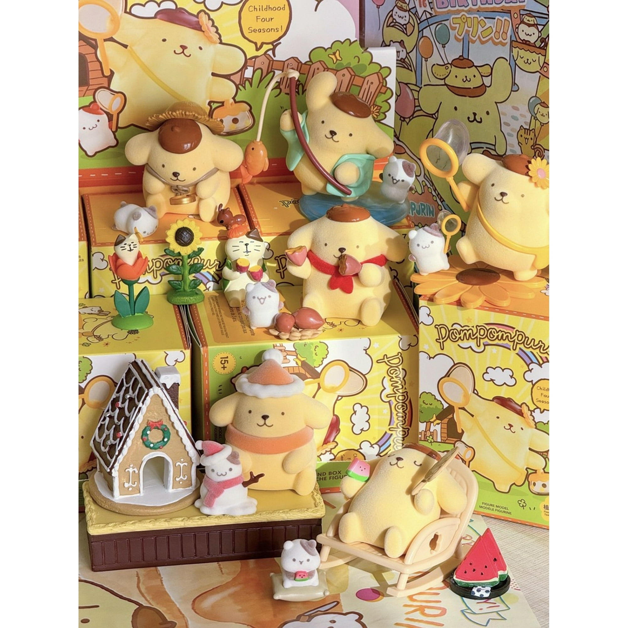 Miniso Sanrio Pom Pom Purin Childhood Four Seasons Series Blind