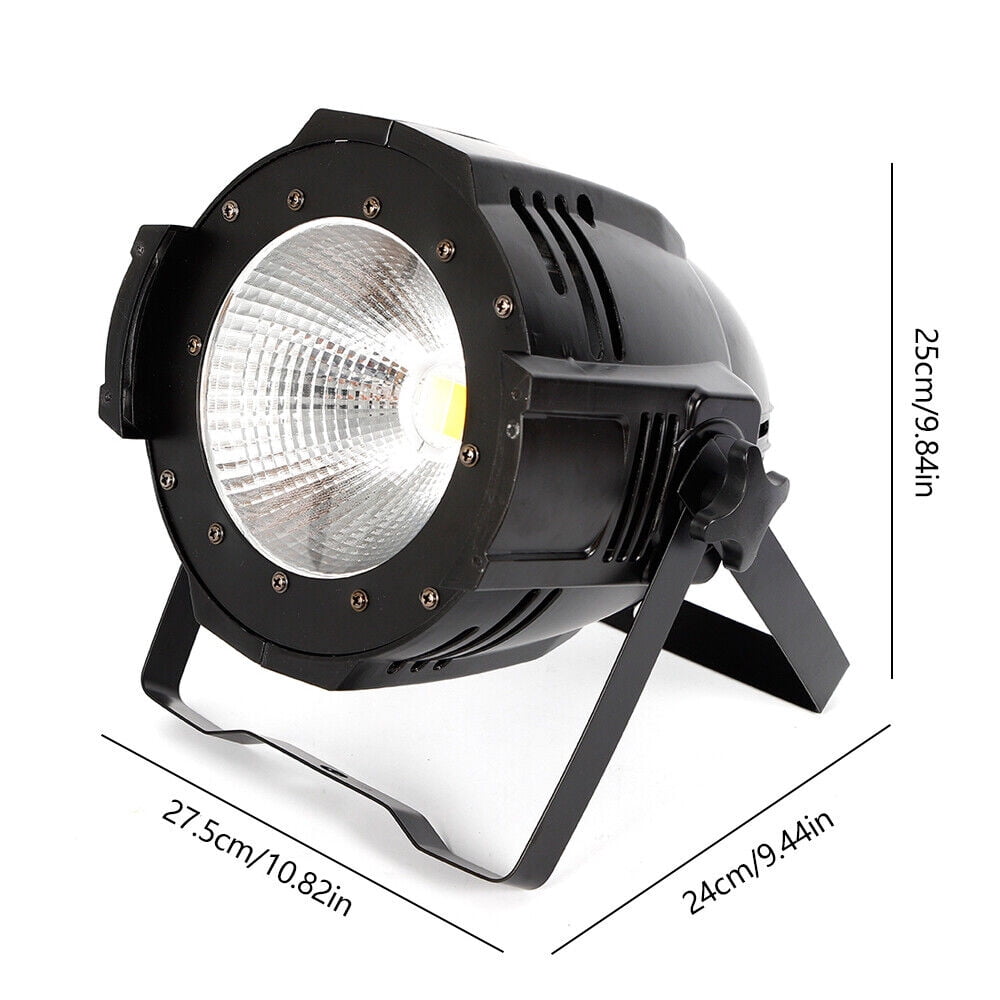 Cob 200W Stage Light,2 in1 LED Stage Par Light Four-Eye DJ Lighting for Club Stage with Panel,6 Dmx Channels,