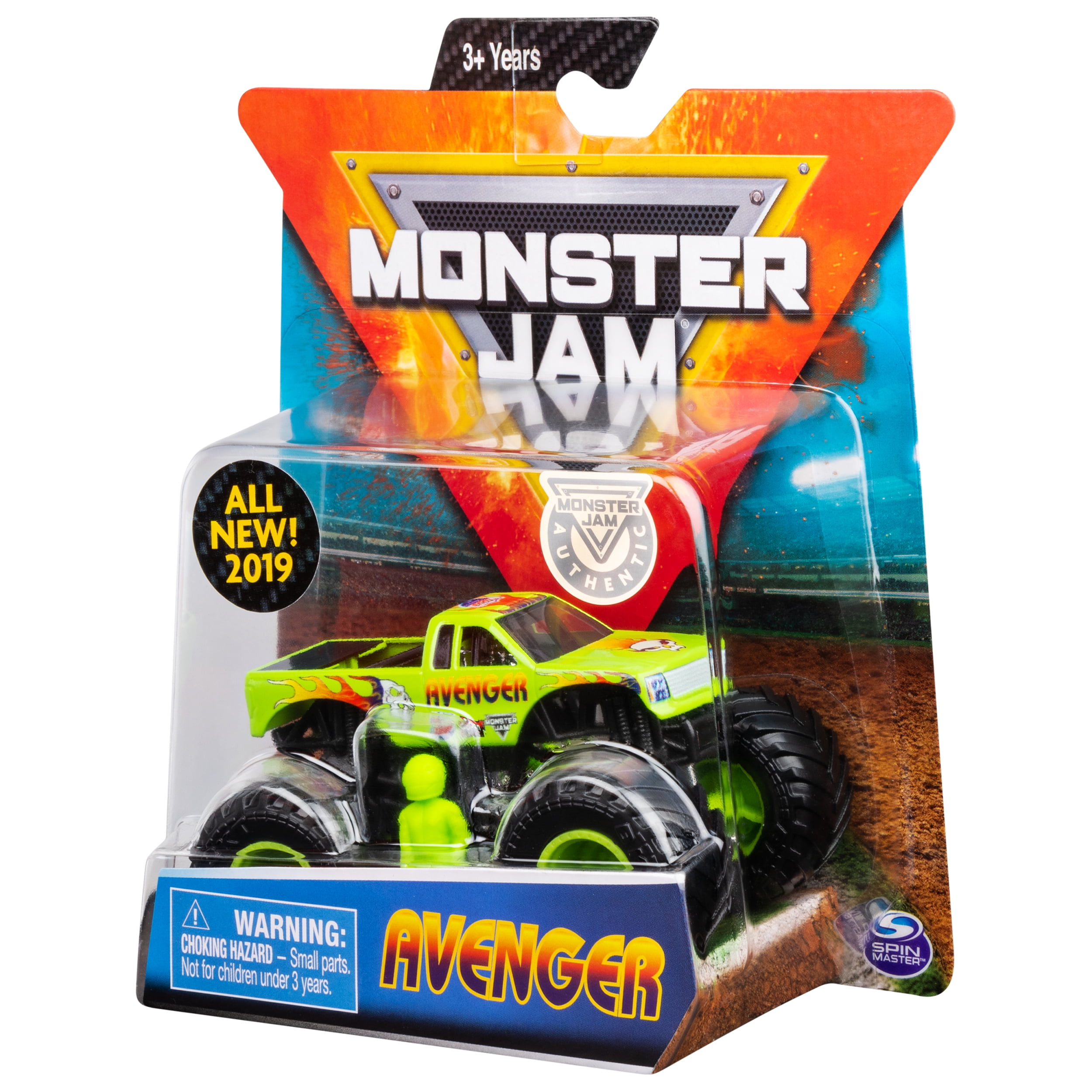 Monster Jam Official Avenger Monster Truck Die Cast Vehicle Legacy Trucks Series 1:64 Scale Truck Play Vehicle