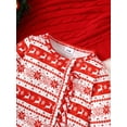 thumbnail image 3 of Infant Newborn Baby Girl Clothes Onesies Long Sleeve Ruffle Baby Footed Clothes with Christmas Pattern Printed Baby Clothes for Girls, 3 of 5