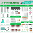 thumbnail image 3 of Mini Taladro Mototool Con 203 Accesorio Para Dremmel Esmeril 130 W Xtellar verde, 3 of 3
