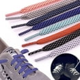 thumbnail image 2 of Synzerm 8 Colors Shoelaces for Sneakers, 2 Pair Reflective Shoelace Flat Safety Laces for Sneakers, 2 of 5