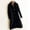 Black, variant on RYDCOT Long Winter Coats for Women Long Sleeved Solid Color Buttton Down Trench Coats for Women Outwear Jacket Coat Sale