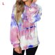 thumbnail image 1 of Sudadera con capucha estampada teñida Suéter con capucha casual de mujer Sudadera con capucha de manga larga Top sidaley AP000139-23B, 1 of 7