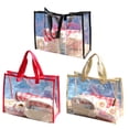 thumbnail image 4 of 2X Stadium Approved Clear Tote Bags with Handles for Beach Concerts 20X14X7Inch Red, 4 of 7