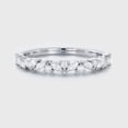 thumbnail image 2 of Eclet Jewels 1.4 Ct Marquise Cut Diamond Rings - White Gold Over 14K Rings - Bezel Set Engagement Diamond Ring - Gorgeous Anniversary Gifts for Women's - Multi-Stone Stacking Engagement Rings for Her, 2 of 9