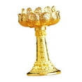 thumbnail image 3 of Lotus Ghee Lamp Holder Candle Holder Suministros budistas Tibetan Candlestick Butter Lamp Holder para centro de mesa Decoración de regalo para el, 3 of 9