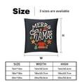 thumbnail image 5 of Christmas Decorative Pillows Covers Set of 2 - Unique Patterns, 16x16, 18x18, 20x20 Inches - Throw Pillow Covers for Home Decor, Bedroom, Living Room for Various Occasions, 5 of 6