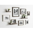 Kate and Laurel Bordeaux Gallery Wall Frame and Shelf Kit, Set of 10, 7